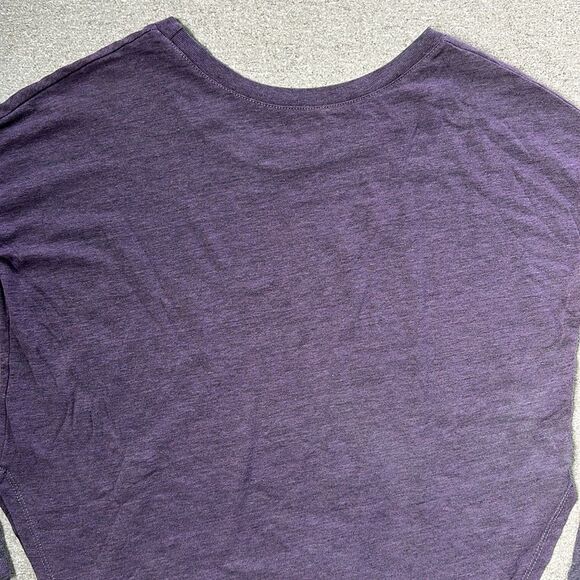 NWOT Chaser Tri-Blend Scoop Neck Burnout Rounded Hi-Low Hem Long Sleeve Tee XS - Picture 9 of 14